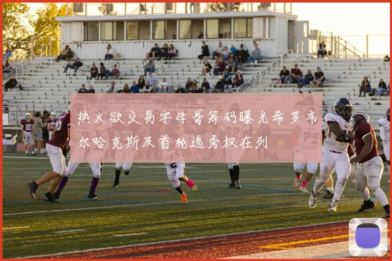 热火欲交易字母哥筹码曝光希罗韦尔哈克斯及首轮选秀权在列